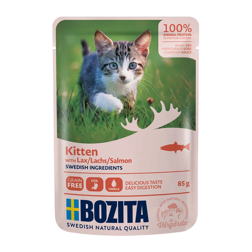 Bozita Kitten Laks i Saucepose - 85 G