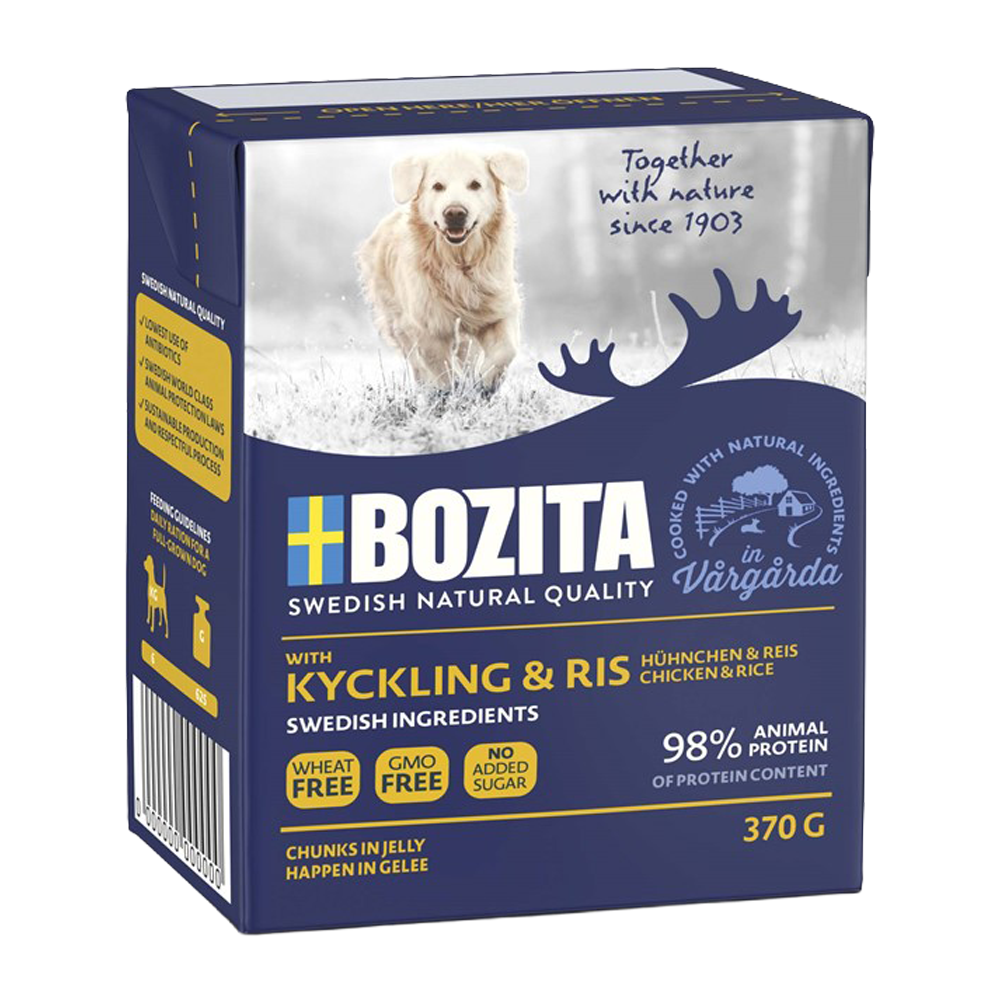 Bozita Kylling/Ris (stykker i gelé) - 370 G