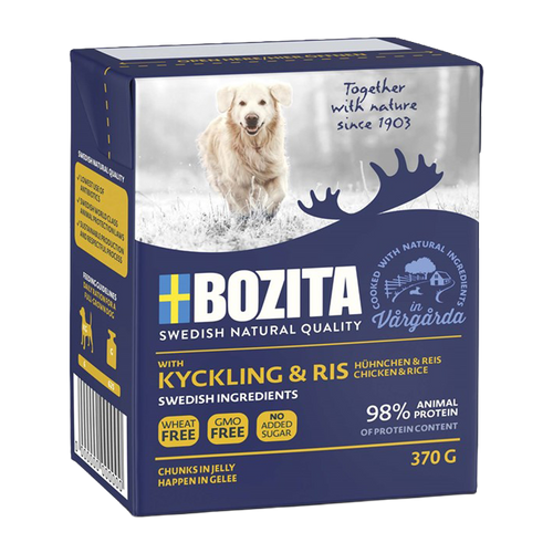 Bozita Kylling/Ris (stykker i gelé) - 370 G