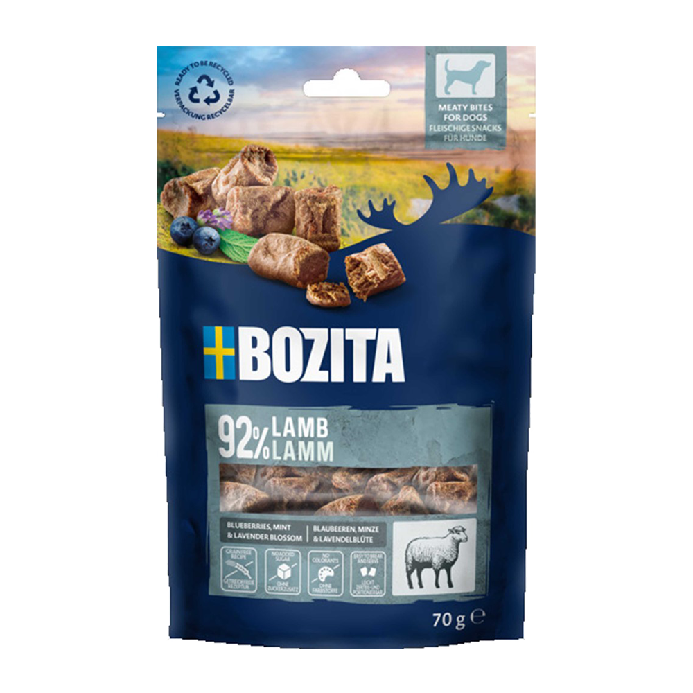 Bozita Snacks Meaty Bites Lam - 70g