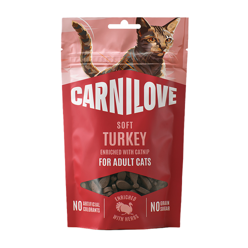 CL Cat Soft Snack Turkey enriched with Catnip - 50 G