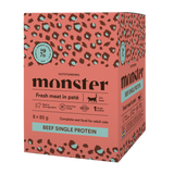 Monster Katteposer Voksen Oksekød 85 g (8-pak)
