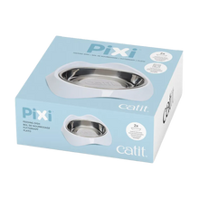 Catit Pixi Skål Rustfrit Stål/Hvid - 200 ML
