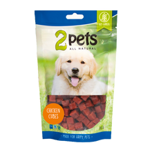 2PETS Dogsnack Kyllingeterninger - 100 G