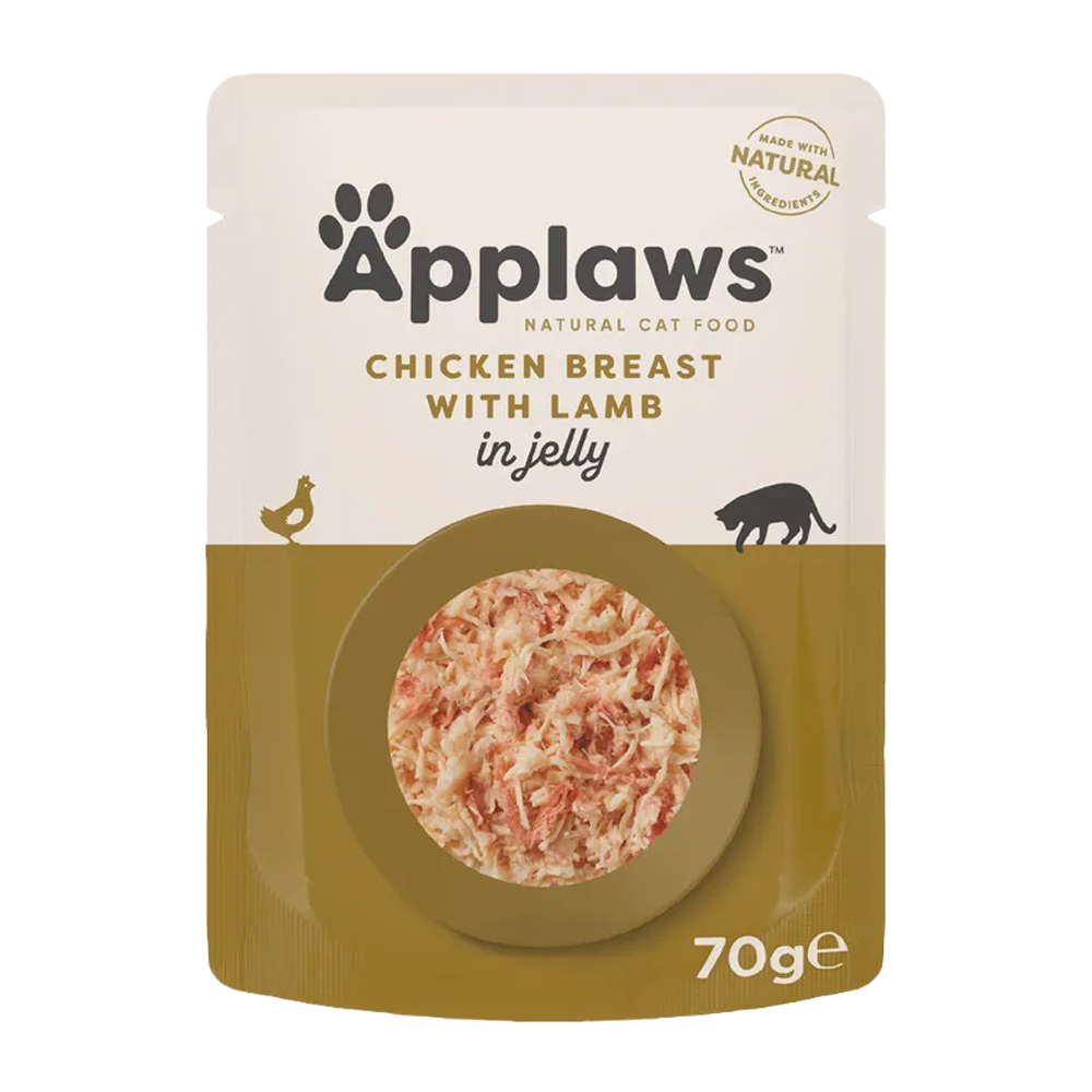 Applaws Kattepose Kylling + Lam Gelé - 70 G