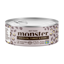 Monster Cat Ad Multi Kylling/Kalkun/And Burk - 100 G