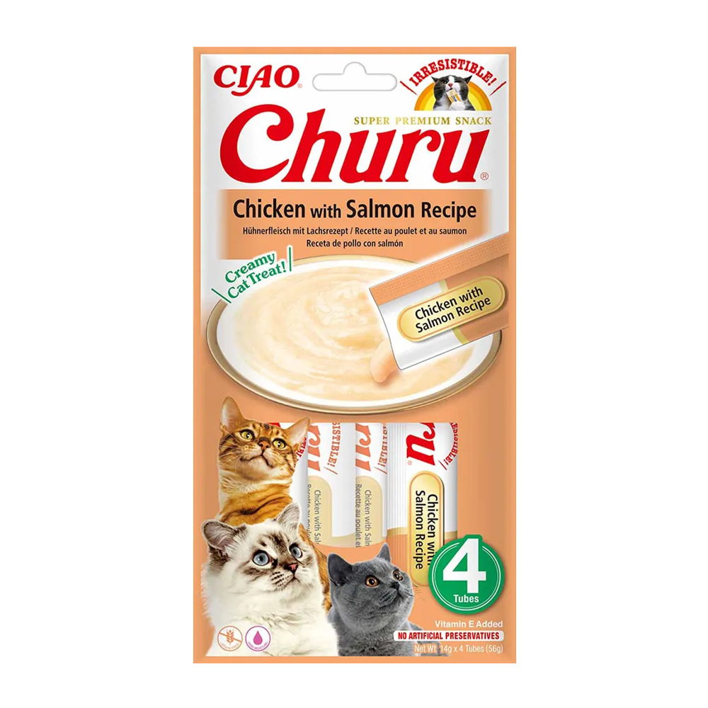 Churu Cat Kyckling & Lax - 4 St | Endast 39 kr! - Zoogiganten