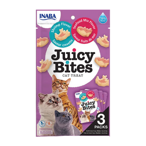 Churu Cat Juicy Bites Rejer/Skaldyr