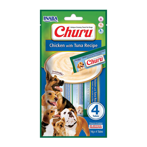 Churu Hundekylling med Tun - 4 stk.
