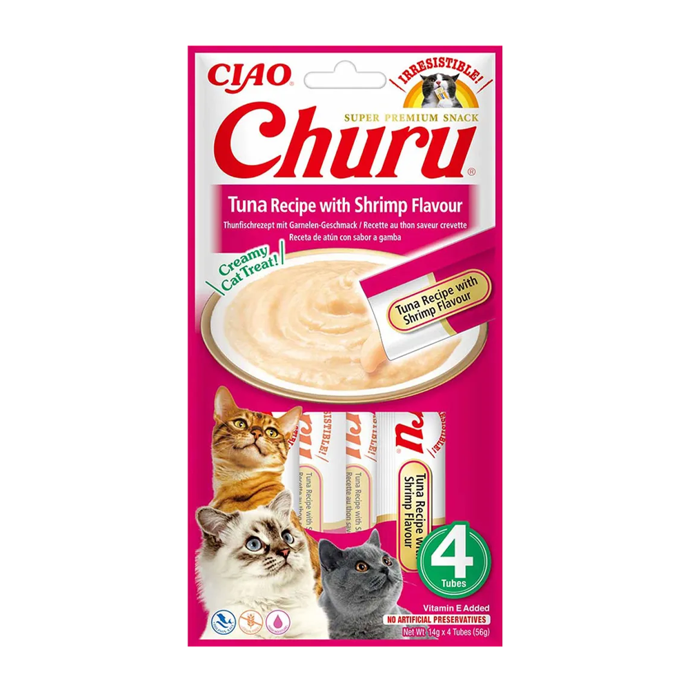 Churu Cat Räkor - 4 ST | Endast 39 kr! - Zoogiganten
