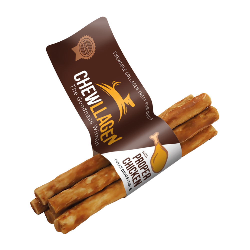 Tyggepinde Chewllagen Kylling - 12,5 CM