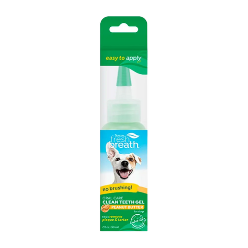 Tropiclean Clean Teeth Mundpleje Gel Jordnøddesmør - 59 ml