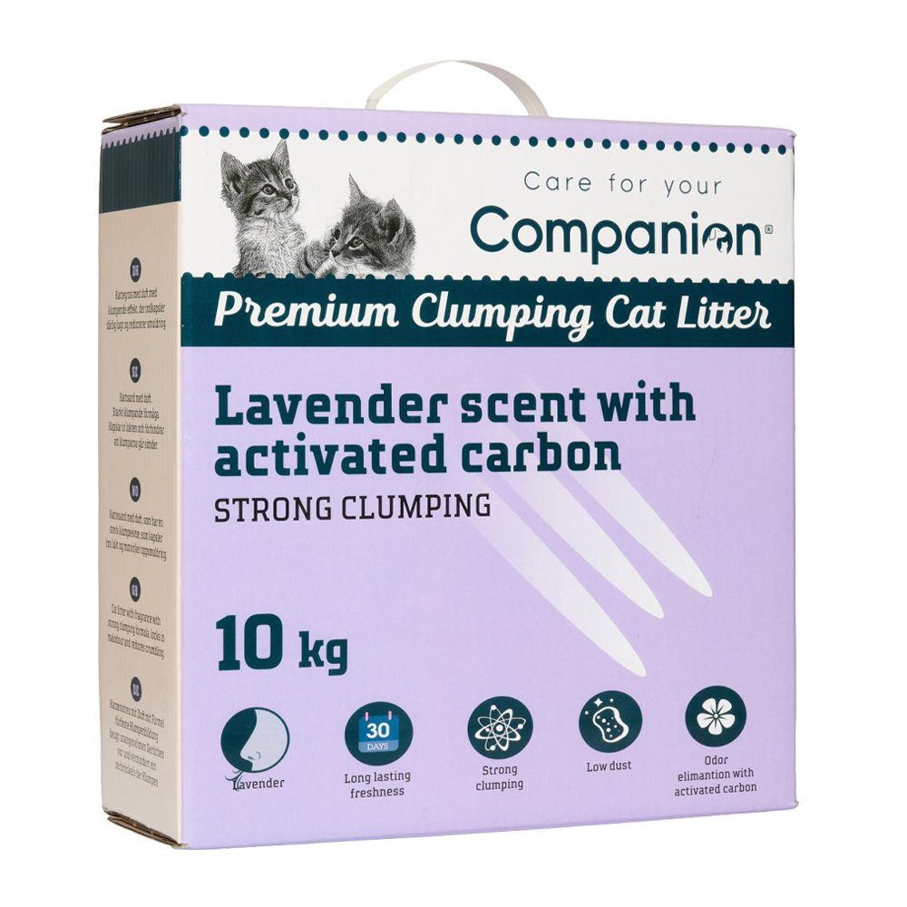 Companion Bentonite Cat Litter Lavendel - 10 KG | Endast 199 kr! - Zoogiganten