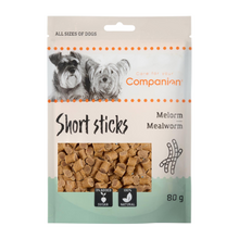 Companion Short Sticks Mealworm - 80 G | Endast 39 kr! - Zoogiganten
