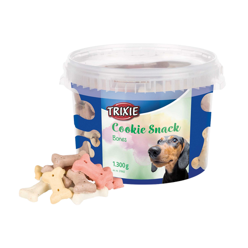 Hundekiks med småkager og ben - 1,3 kg