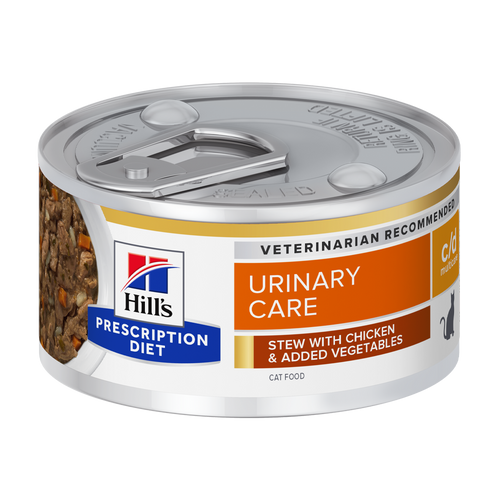 Prescription Diet Feline C/D Multicare Gryderet Kylling &amp; Grøntsager - 24x82 G