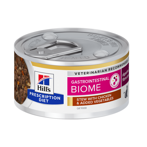 Prescription Diet Feline Gi Biome Gryderet Kylling &amp; Grøntsager - 24x82 G