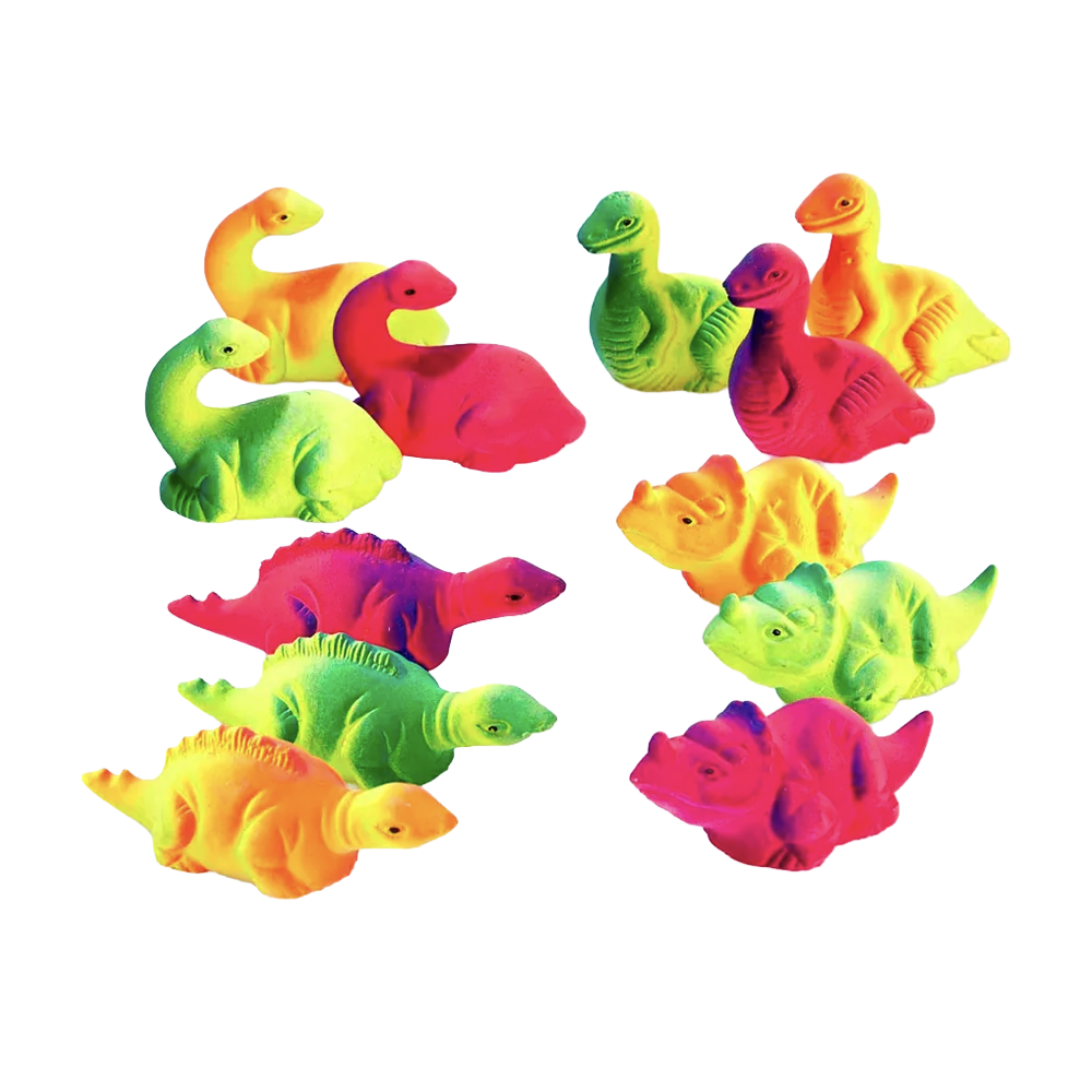 Dinosaur Rainbow Mix Selvlysende