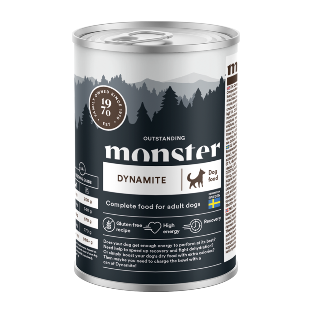 Monster Dog Dynamit dåse - 400 g