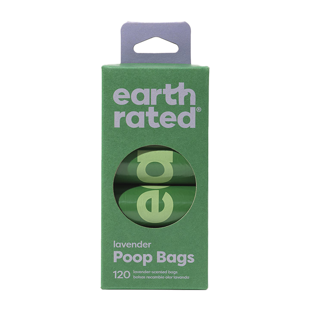 Earth Rated Poop Poses Lavendel - 120 stk.