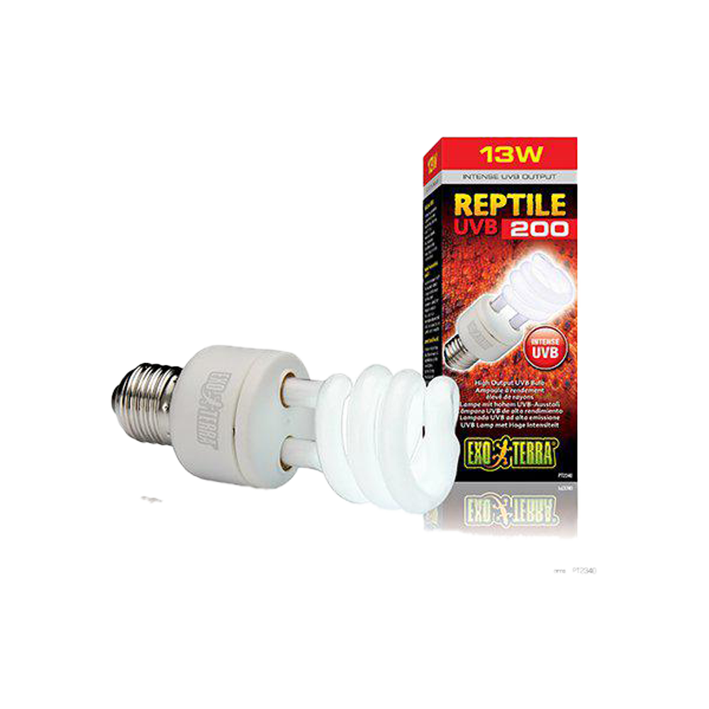 Reptil UVB 200 Lysrörslampa  - E27 | Endast 499 kr! - Zoogiganten