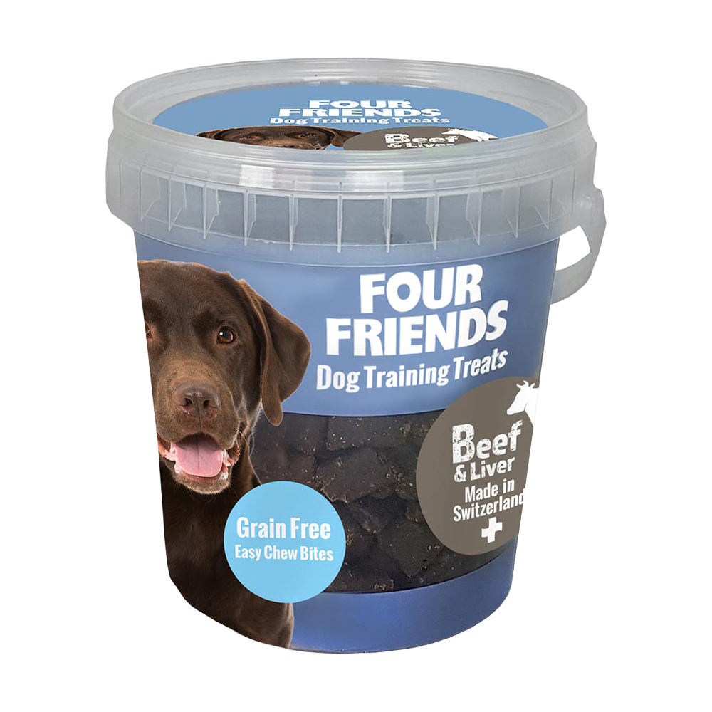 FourFriends Træningsfoder Oksekød &amp; Liv - 400 G