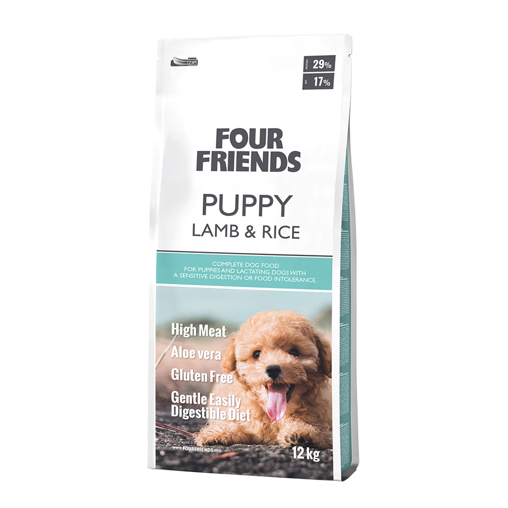 Fourfriends Dog Puppt Lamm & Ris | Endast 399 kr! - Zoogiganten