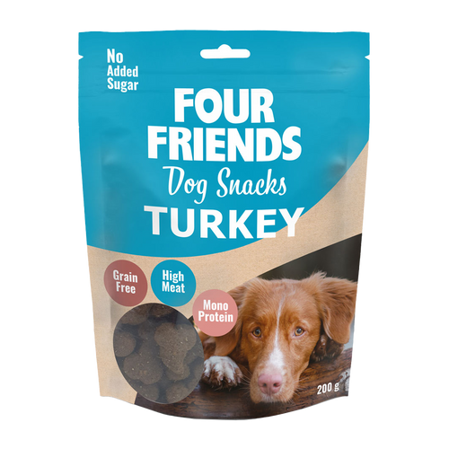 FourFriends Hundesnacks Kalkun - 200 G