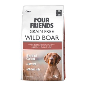 Fourfriends Dog Grain Free Vildsvin | Endast 399 kr! - Zoogiganten