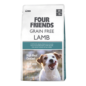 Fourfriends Dog Grain Free Lamm - 3 KG | Endast 399 kr! - Zoogiganten
