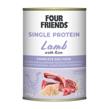 FourFriends Hunde Lam &amp; Ris Dåse - 400 g