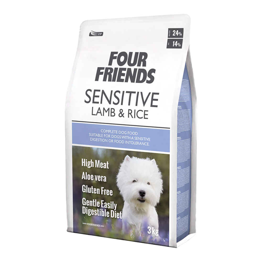 Fourfriends Dog Sensitive Lamm & Ris | Endast 399 kr! - Zoogiganten