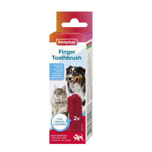 Fingertandbørste - 2 par