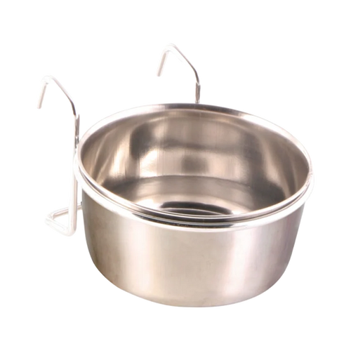 Foderkop i rustfrit stål med holder - 300 ml
