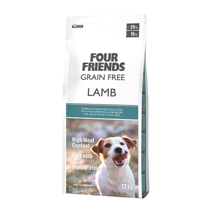 Fourfriends Dog Grain Free Lamm - 3 KG | Endast 399 kr! - Zoogiganten