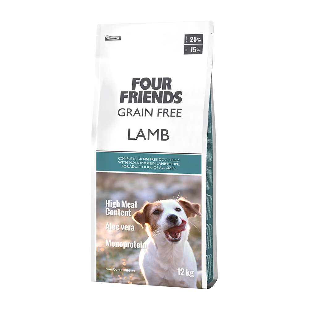 Fourfriends Dog Grain Free Lamm - 3 KG | Endast 399 kr! - Zoogiganten