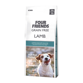 Fourfriends Dog Grain Free Lamm - 3 KG | Endast 399 kr! - Zoogiganten
