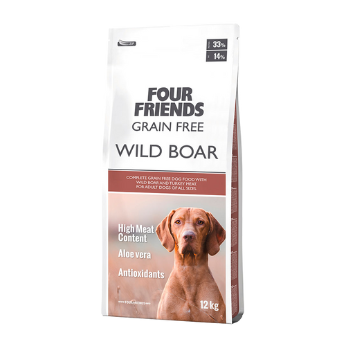 Fourfriends Dog Grain Free Vildsvin | Endast 399 kr! - Zoogiganten