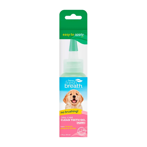 Tropiclean Clean Teeth Mundplejegel Til Hvalpe - 59 ML