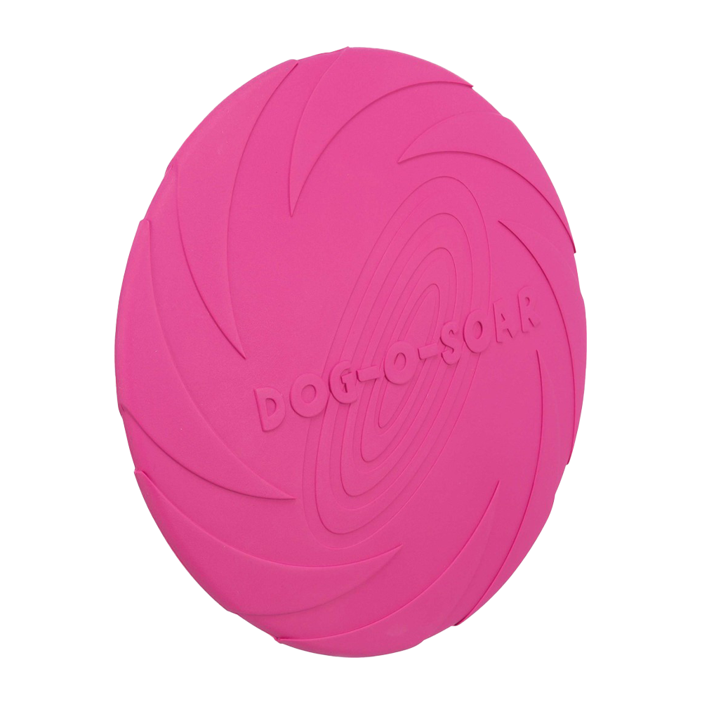 Frisbee Naturgummi Pink - 24 CM