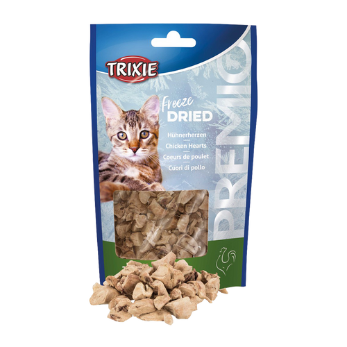 Premio Frysetørrede Kyllingehjerter - 25 G