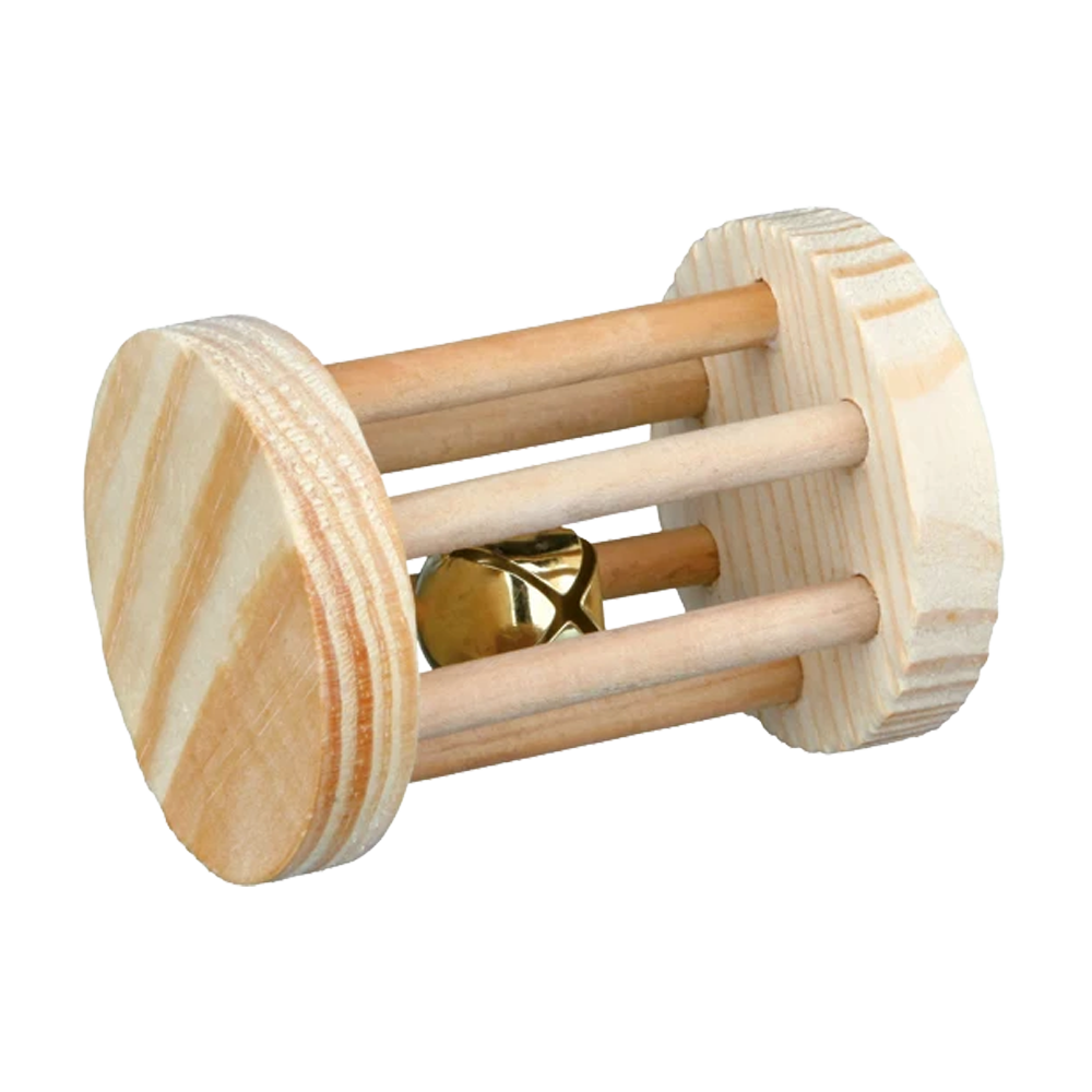 Gnaverrulle med klokke - 5x7 cm