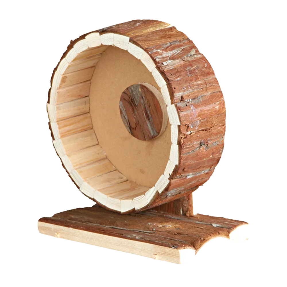 Hamsterhjul i træ - 20 cm