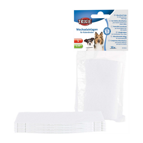 Absorberende indsatser til hanhunde - 10 stk.