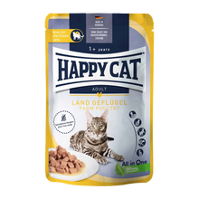 HappyCat vådfoder/sauce, fugl, 85 g