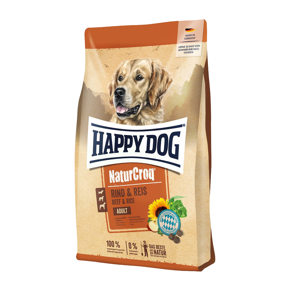 Happy Dog Naturcroq Nötkött/Ris - 11 KG | Endast 569 kr! - Zoogiganten