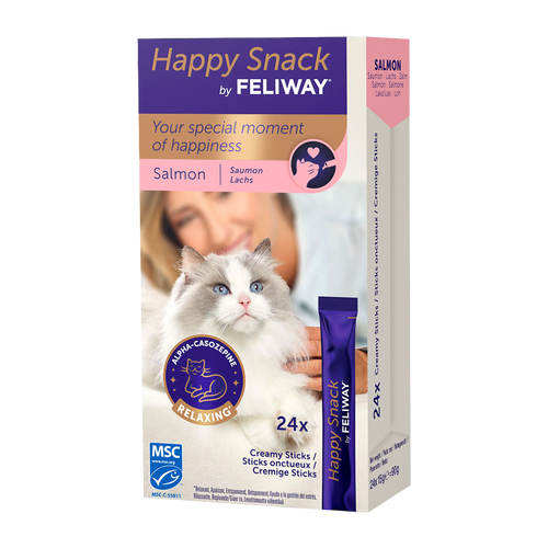 Happy Snack fra Feliway Laks - 24-pakning