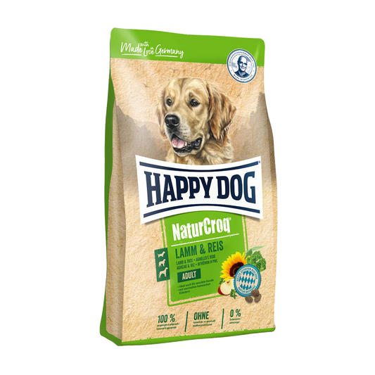 Happy Dog NaturCroq Lamm & Ris - Hundfoder 11 KG | Endast 469 kr! - Zoogiganten