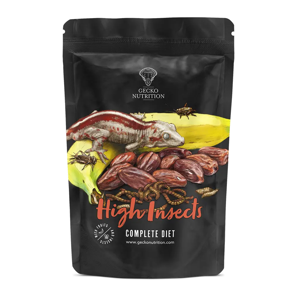Gecko Nutrition High Insekter - 100 g