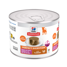 Science Plan Canine Adult Perfect Digestion Mousse Small &amp; Mini Kalkun - 12x200 g